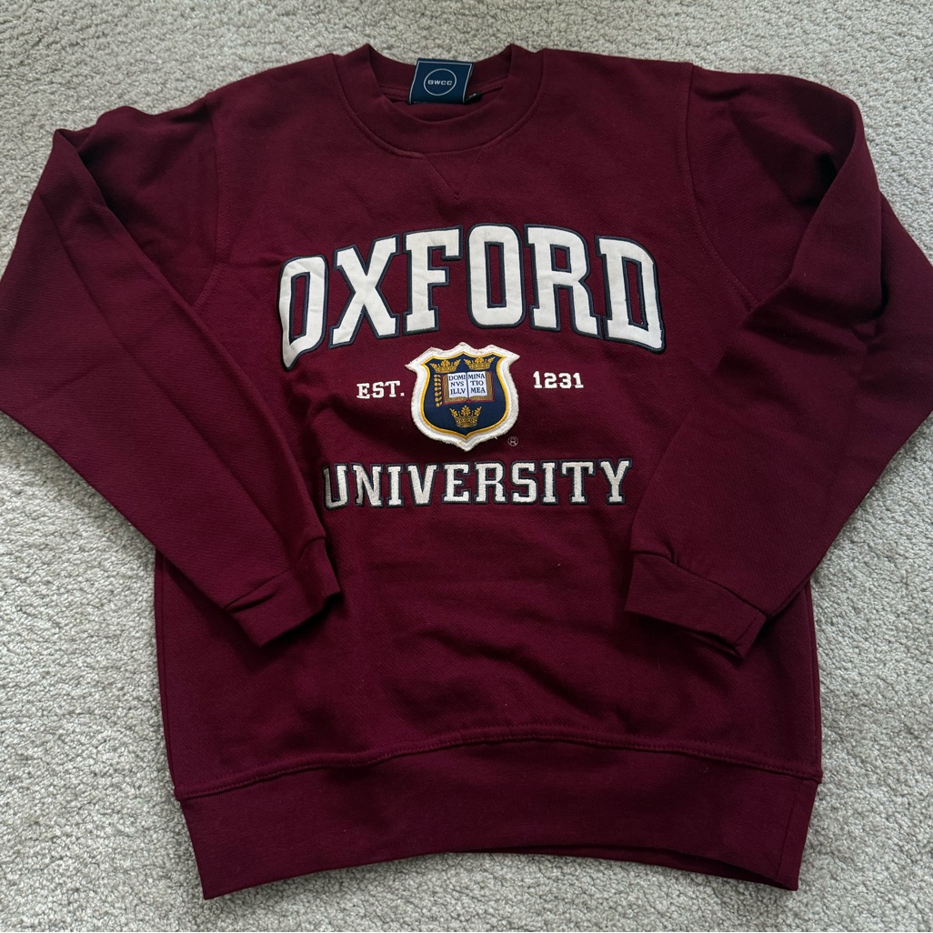 Oxford University Maroon Sweater